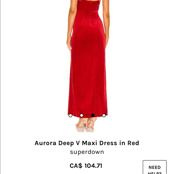 Deep v maxi dress - Picture 2 of 6